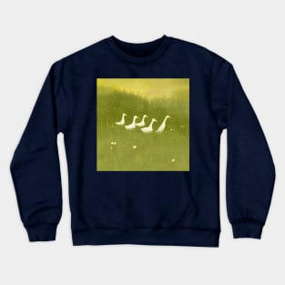 Geese in a Meadow Crewneck Sweatshirt